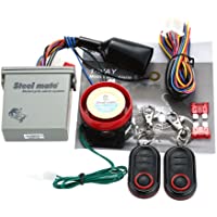 Steelmate 986E-Sistema de Alarma 1 Via Arranque de Motor a Distancia Inmovilizacion para Motocicleta con Mini Transmisor
